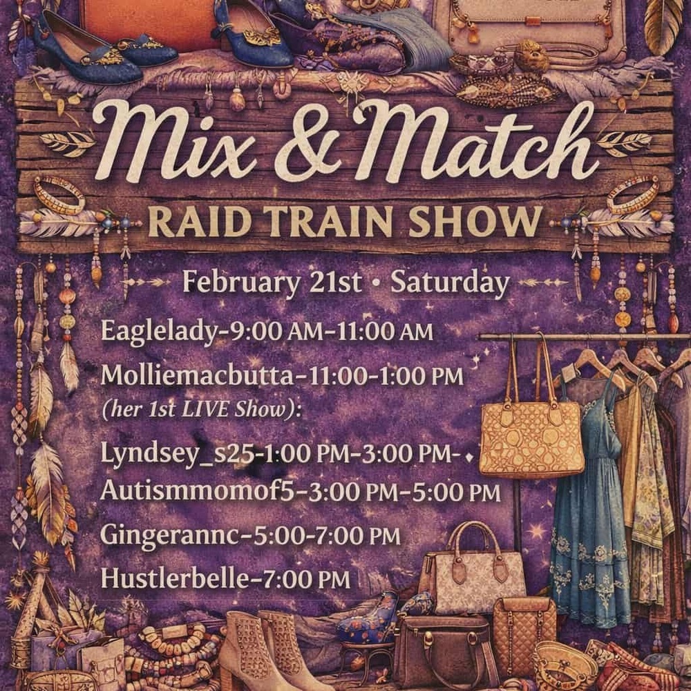Mix & Match Raid Train Show 💟